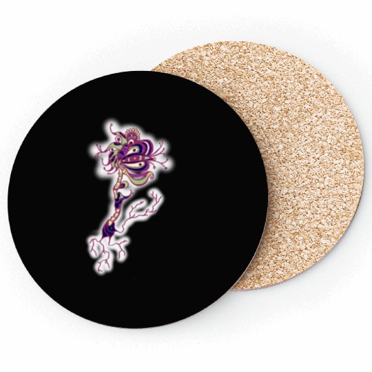 AliEn FlOWeR4 Coasters