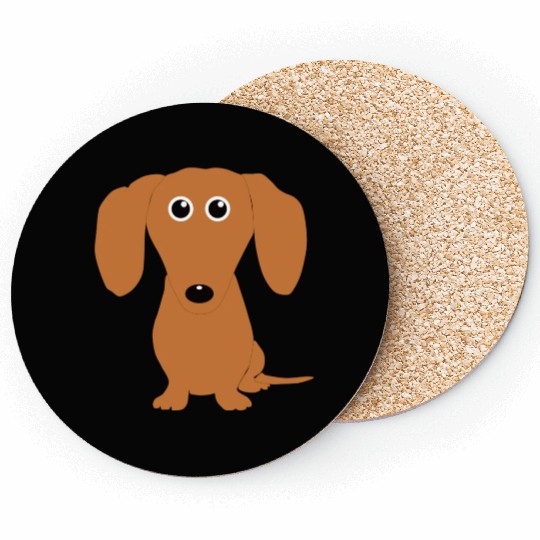 I Love My Dachshund Dog Love Gift 1 Coasters