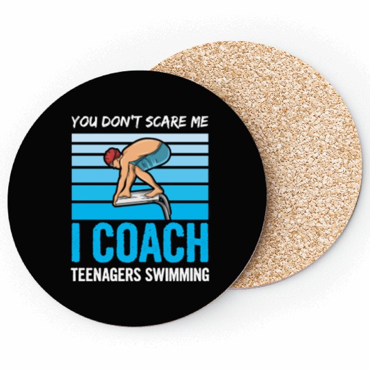 Swimming Design For A Swim Coach Coasters
