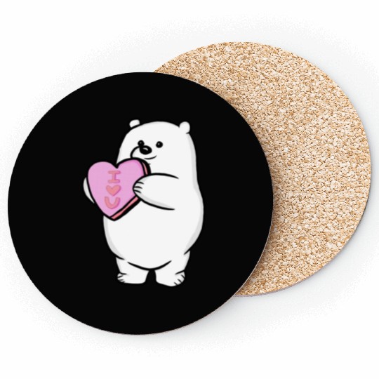 Valentine s Day Polar Bear Coasters