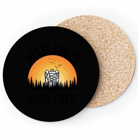 Hiking and nature funny Coasters
