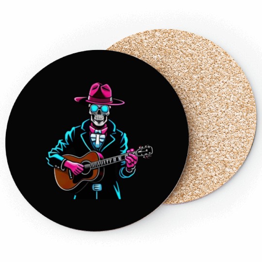 guitar skeleton Coasters