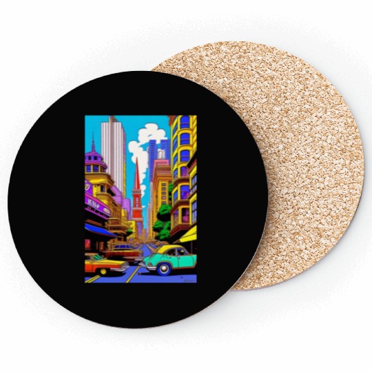 "Maximalist Chaos: chaotic stunning San Francisco Coasters