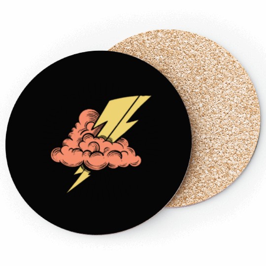 Lightning Bolt Coasters