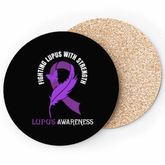 Lupus Awareness Lupus Fighter Coasters