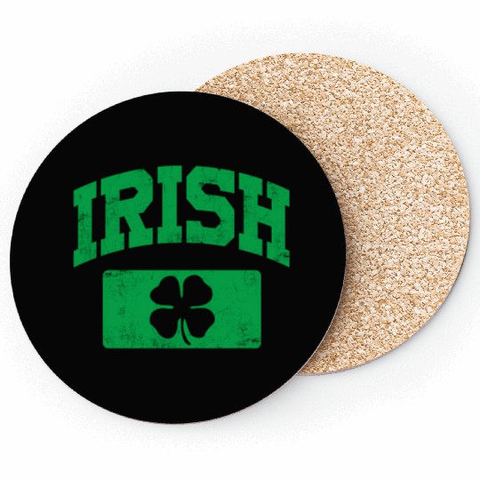 Distressed Irish Shammrock Clover St Patricks Day Coasters