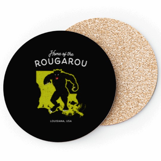 Home Of The Rougarou Louisiana Usa Cryptid Coasters