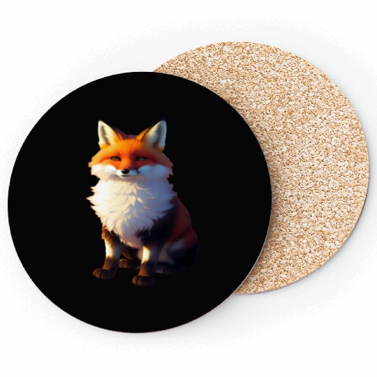 Baby Red Tailed Fox Coasters