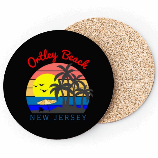 Ortley Beach New Jersey Beach Sunset Coasters