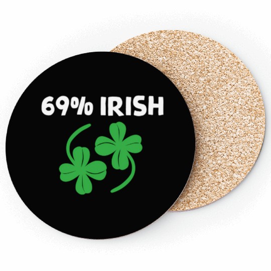 69 Irish Shamrock St Patty'S Day Coasters