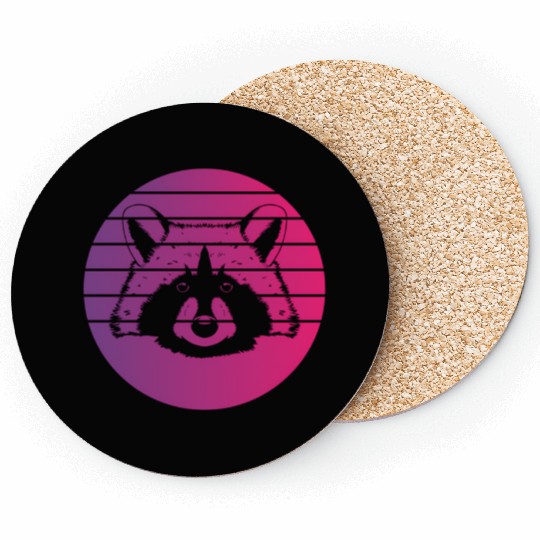 Raccoon Style Coasters
