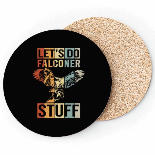 Falconer Stuff Falcon Lover Falconry Coasters