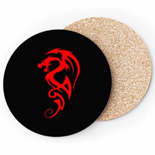 Tribal Dragon Coasters