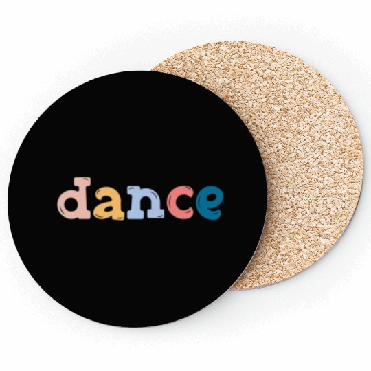 dance Sticker Coasters