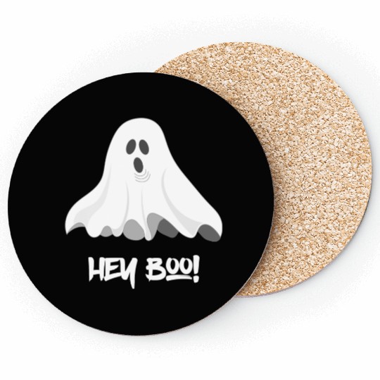 Hey boo 1 Coasters