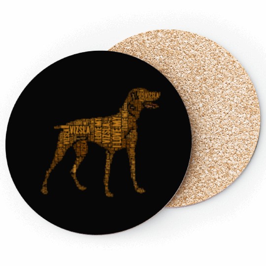 Vizsla Dog Owner I Love My Vizsla Dog Vizsla Coasters