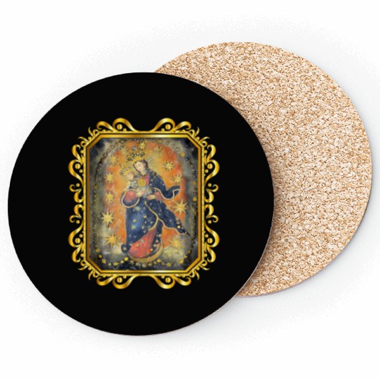 Our Lady of Prompt Succor Nuestra Senora Blessed Coasters