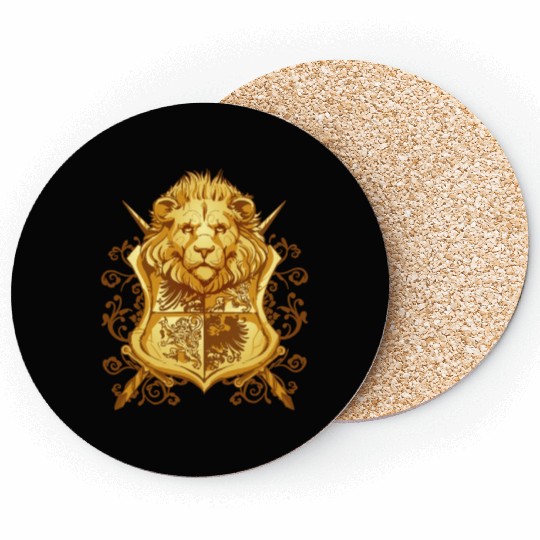 Heraldic Lion Coasters