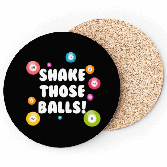 Bingo Lucky Player Ladies Bingo Coasters