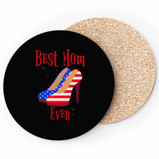 Best Mom Ever to Daughter Women Mom Kids, Mother Coasters