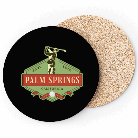 Palm Springs California Golf Coasters