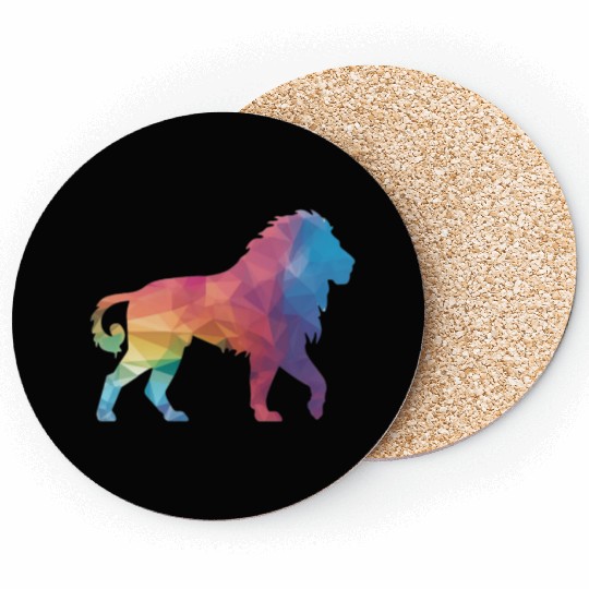 Lion silhouette Coasters