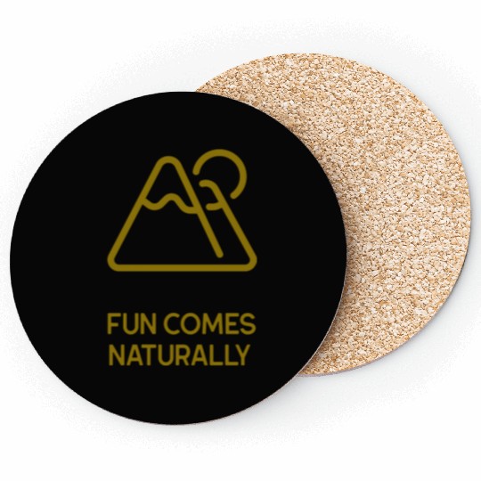 Fun Comes Naturally Camping Coasters
