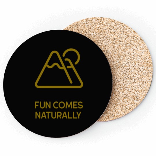 Fun Comes Naturally Camping Coasters