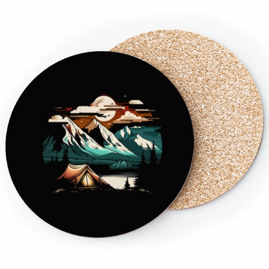 Calm Wild Night Coasters