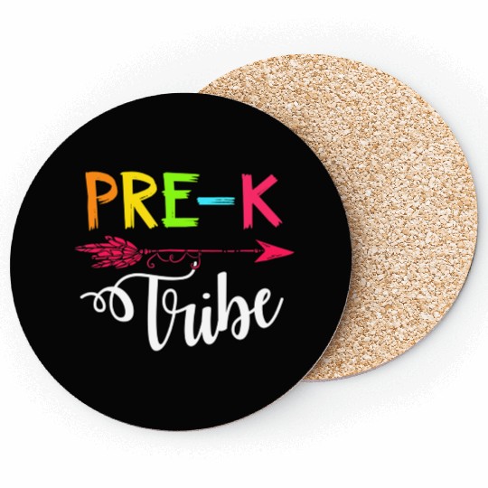 Team Pre K Teacher Tribe Back To School Coasters