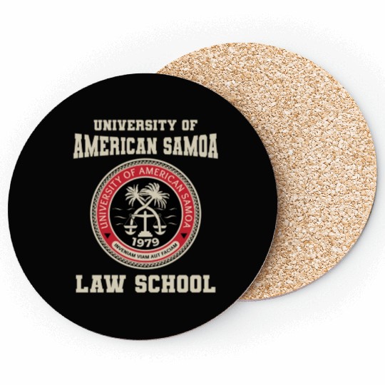 University Of American Samoa Law School Coasters