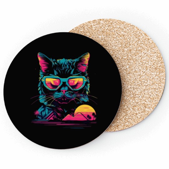 Cool Cat Ever Coasters