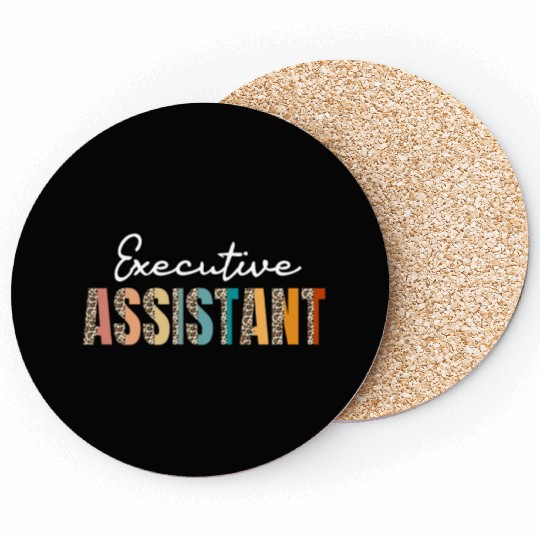 Executive Assistant Leopard Pattern Coasters