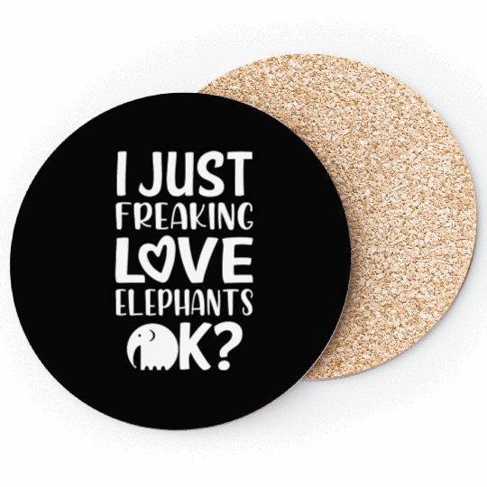 Love Elephants Coasters