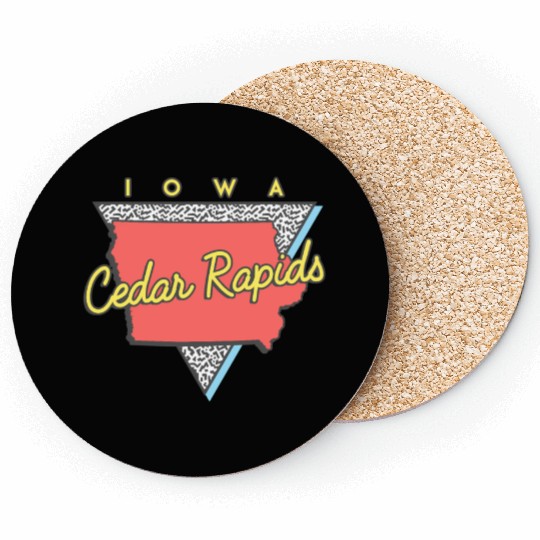 Cedar Rapids Iowa Triangle Ia City Coasters