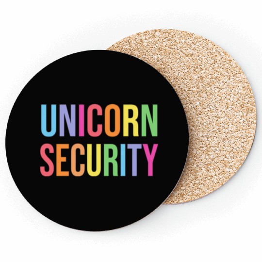 Uorn Security Dad Mom Daughter Coasters