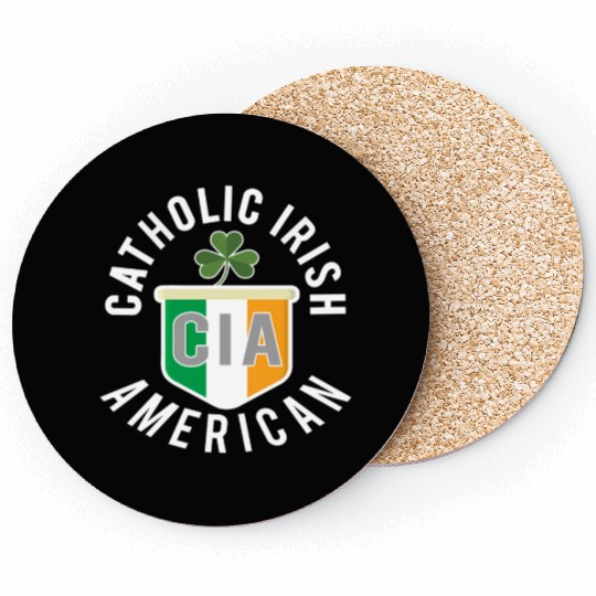 Catholic Irish American St Patric Day Coasters