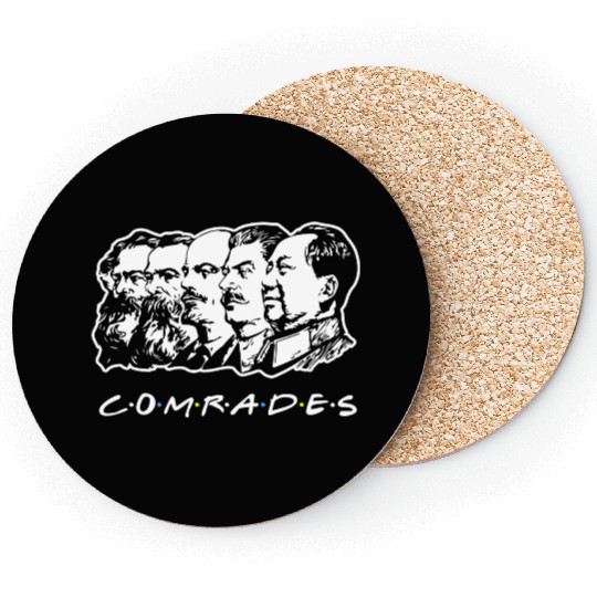Communist Comrades Friends Coasters