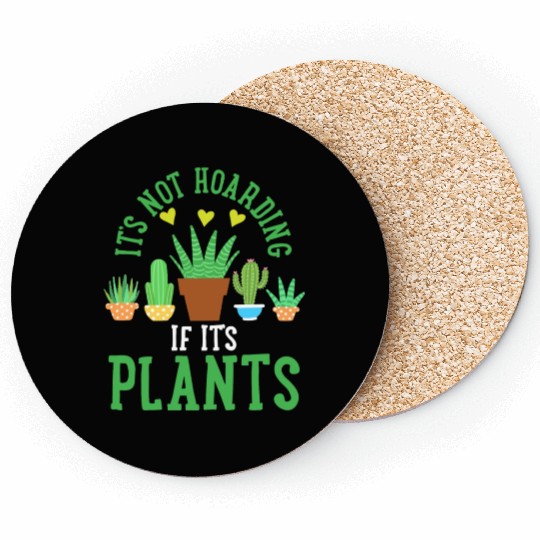 Plants Gardener Coasters