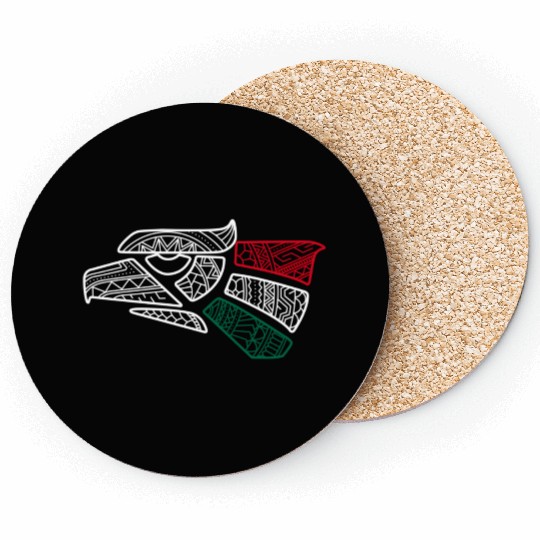 Meco Flag - Mecan Eagle Aztec Style - Hecho Coasters