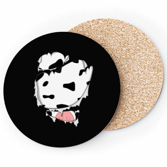 Funny Halloween Cool Funny Halloween For Cow Lover Coasters