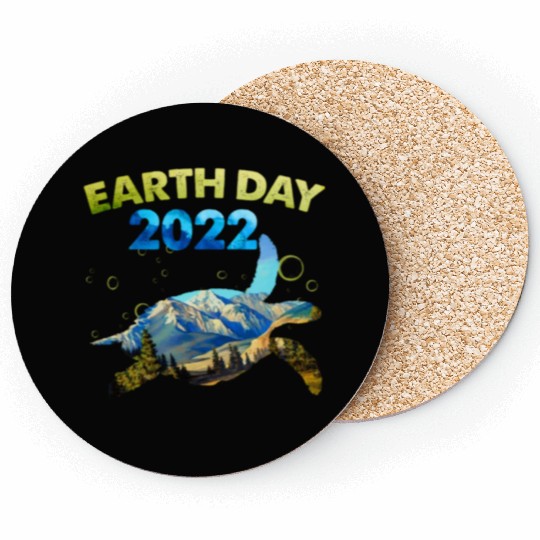 Sea Turtle Earth Day Everyday 2022 Planet World Coasters