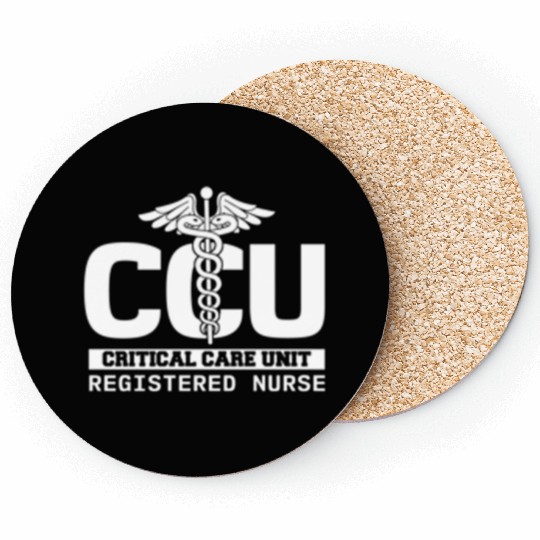 Ccu Registered Nurse Critical Cardiac Care Unit Coasters