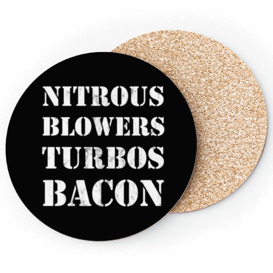 Nitrous Blowers Turbos Bacon Coasters