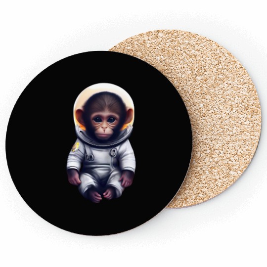 Astronaut monkey Coasters