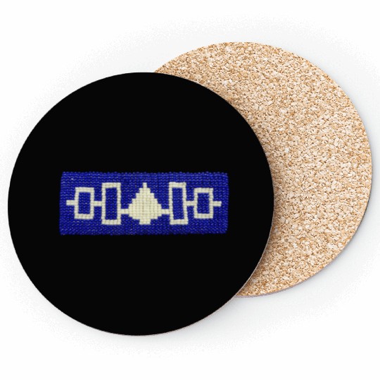 Haudenosaunee Iroquois Native Indigenous Bead Coasters