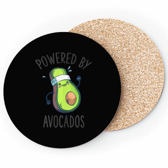Vegan Avocado Powered By Avocados Gym Wo Coasters