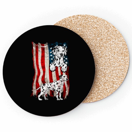 Dalmatian Flag Coasters