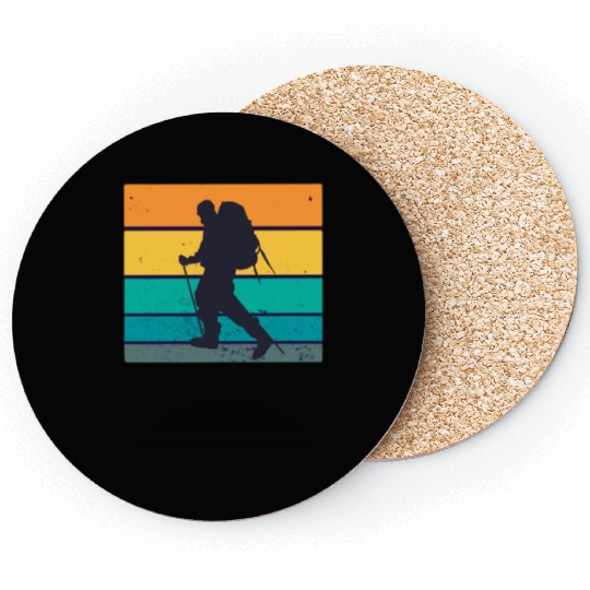 Hiking retro Coasters