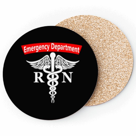 Emergency Department Nursing Er Registered Nurse Coasters